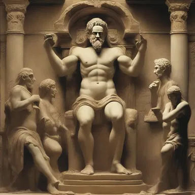 The ancient gods dumbly gazed upon the mortal realm, occasionally interfering in human affairs.