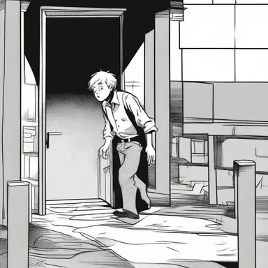 The protagonist dumbly walks into a trap without realizing the danger.