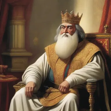 The ruler dumbly ignored the advice of his advisors, leading to the downfall of his empire.