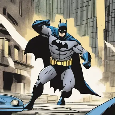 In the hugger-mugger world of the Gotham City streets, Batman fights crime with hidden aims and methods.