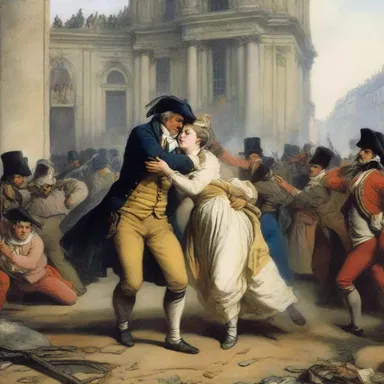 During the chaos of the French Revolution, Paris was gripped by a hugger-mugger as people were uncertain about their fate and struggling to survive.