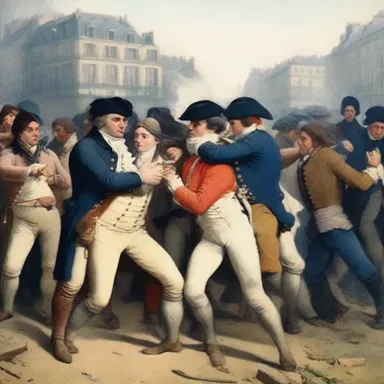 During the chaos of the French Revolution, Paris was gripped by a hugger-mugger as people were uncertain about their fate and struggling to survive.