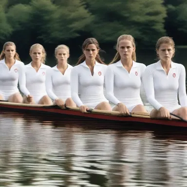 In the horror movie, the protagonist finds themselves trapped in a haunted rowing club where the ghostly spirits force them to participate in a terrifying repechage race.