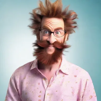 The character quickly threw off his disguise and revealed his true identity.