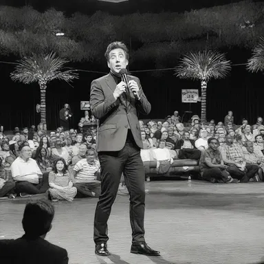 I decided to throw off my worries and enjoy the comedian's performance.