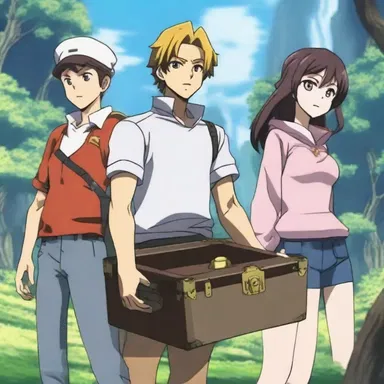 In the anime show, the crew members embark on a quest to find a rare artifact that is rumored to be available in the slop chest.
