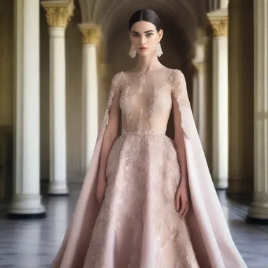 The designer bestirs herself to create a unique and glamorous couture collection.