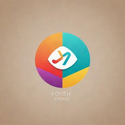 Logo for a trendy clothing company called 'Youth Attires', featuring youthful and vibrant elements