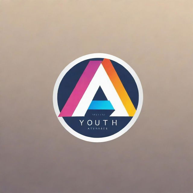 Logo for a trendy clothing company called 'Youth Attires', featuring youthful and vibrant elements