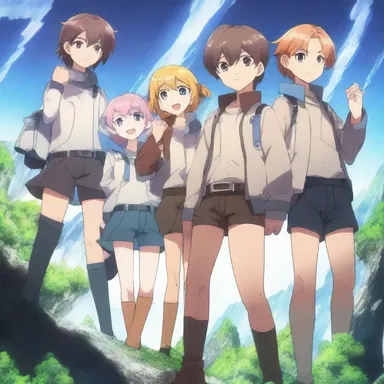 In the anime series 'Geological Fault Heroes', a group of teenage heroes with magical powers must protect the world from the destructive forces caused by geological faults that open up and release dangerous creatures.