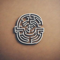 Create a logo for an Instagram account named 'Mind Set Mystery', with elements related to psychology, like a brain, maze, or puzzle pieces, with a mysterious and intriguing aesthetic.