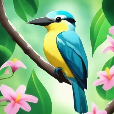 The magical world of anime came alive as the broadbill bird, with its colorful feathers and charming wide bill, became the signature creature in the animated fantasy adventure.