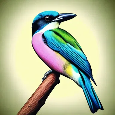 In ancient mythology, the broadbill was believed to be a sacred bird and a symbol of wisdom.
