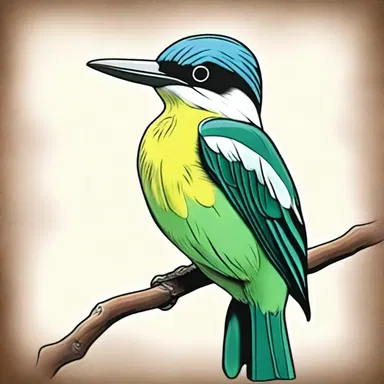 In ancient mythology, the broadbill was believed to be a sacred bird and a symbol of wisdom.