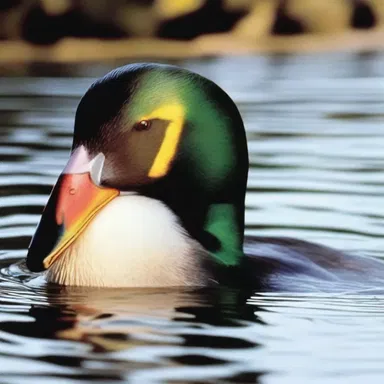 The horror movie featured a terrifying scene where the broadbill ducks attacked unsuspecting swimmers.