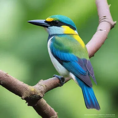The author vividly described the graceful flight of a broadbill in his nature poem, evoking a sense of awe and wonder.