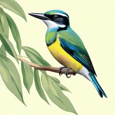 The author vividly described the graceful flight of a broadbill in his nature poem, evoking a sense of awe and wonder.