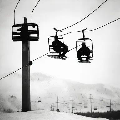 During the Winter Olympics in 1984, a chair lift malfunctioned, causing a minor delay in the skiing events.