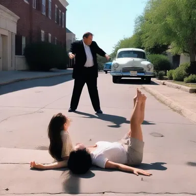 The director ineptly attempted to recreate a famous scene from a classic film.