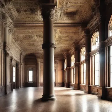 The tergiversation of architectural styles in the old building reflected the changing tastes and influences of different eras.
