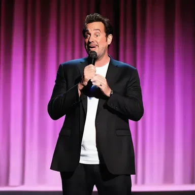 The comedian's tergiversation during the stand-up routine had the audience in stitches, as they cleverly twisted words for comedic effect.