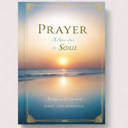 An image of a high-quality, hardcover book cover, featuring a serene and peaceful theme