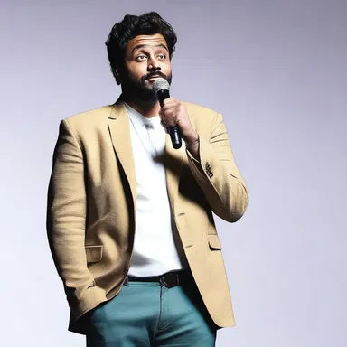The stand-up comedian refined his routine through an iterative process of trying different punchlines and gauging the audience's laughter.