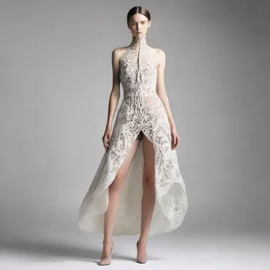 The fashion designer created a collection inspired by the iterative shapes and motifs found in nature.