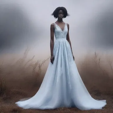 The fashion designer drew inspiration from the ethereal beauty of a fogbank and incorporated its mystique into their latest collection.