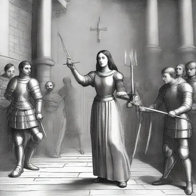 The trial of Joan of Arc is often regarded as an example of injustice, as she was unfairly accused of heresy and executed.