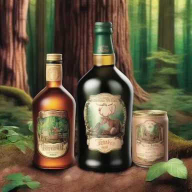 The inhabitants of the enchanted forest brewed their own special malt liquor, imbued with magical properties.