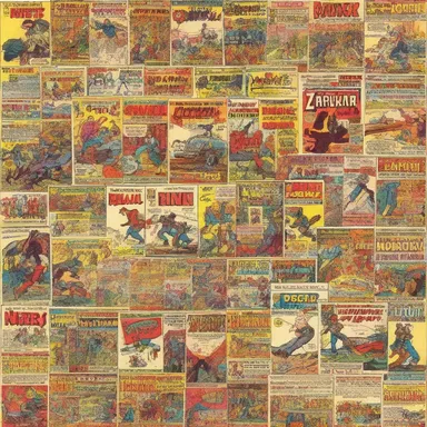 I have a collection of nostalgic comics from the 1960s, a true memorabilia for any comic enthusiast.