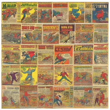 I have a collection of nostalgic comics from the 1960s, a true memorabilia for any comic enthusiast.