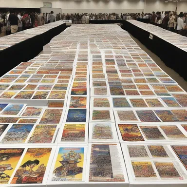The anime convention was a treasure trove of memorabilia, with booths selling posters, action figures, and rare merchandise from popular series.