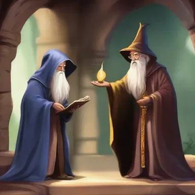 The wise wizard tried to dissuade the young hero from seeking the forbidden artifact.