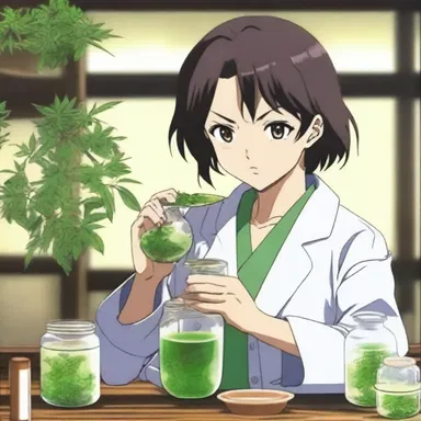 The anime series showcased a scene where the protagonist utilized percolation to extract medicinal herbs from a concoction, improving their health condition.