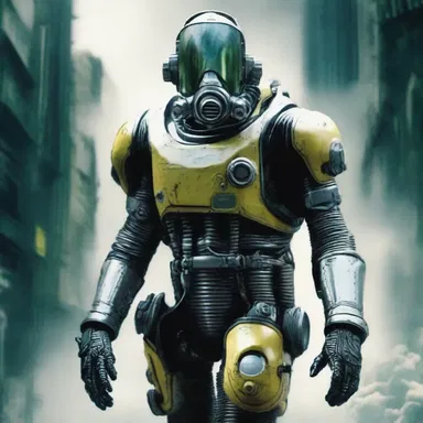 In the science fiction novel, the protagonist uses a special suit that allows percolation of toxic gases.
