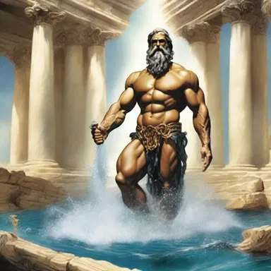 According to Greek mythology, the god Poseidon created springs by causing percolation of water through the earth's layers.