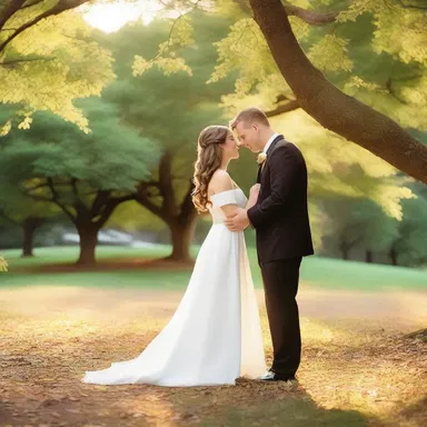 As the sun set, the couple found their favorite bower in the park to hold hands and exchange sweet whispers of love.