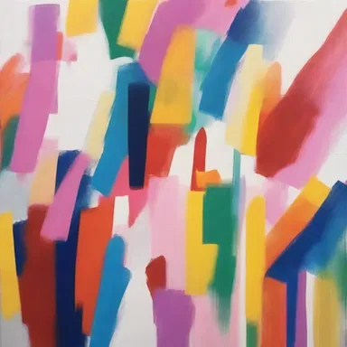 The artist's unplanned brush strokes created a unique and unconventional masterpiece.