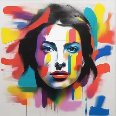 The artist's unplanned brush strokes created a unique and unconventional masterpiece.