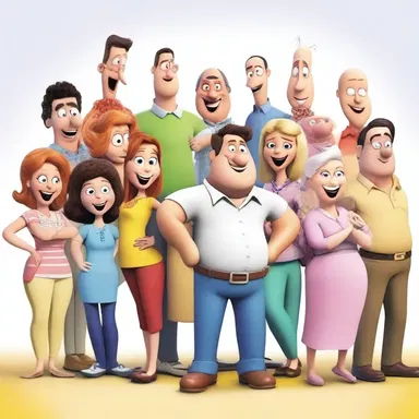 The unplanned comedic timing of the cartoon characters made the audience burst into laughter.