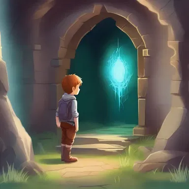 In the unplanned adventure, the young hero stumbled upon a hidden portal to a magical realm.