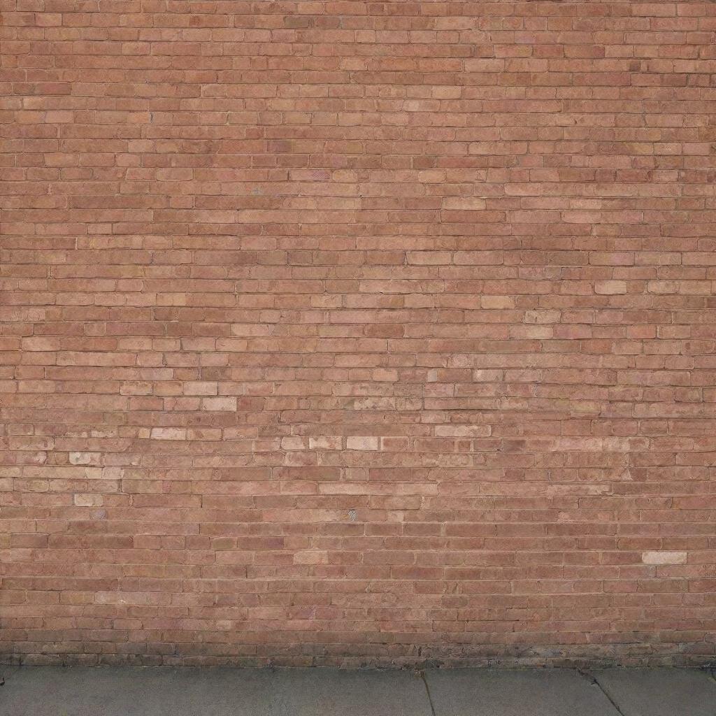 A rustic brick wall, bathed in soft shadows