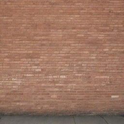 A rustic brick wall, bathed in soft shadows