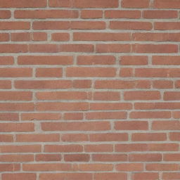 A rustic brick wall, bathed in soft shadows