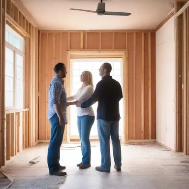 The homeowners bargained with the contractors to get the best deal for their dream house renovation.