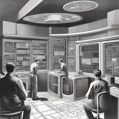 The futuristic society in the science fiction novel round out all numerical data to prevent manipulation.