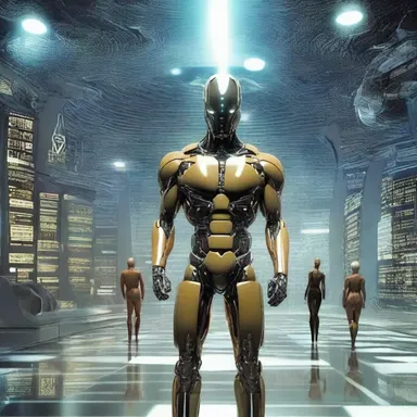 The futuristic society in the science fiction novel round out all numerical data to prevent manipulation.