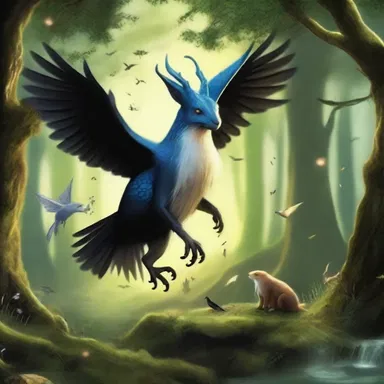 The inclusion of magical creatures in the story helped round out the fantasy world created by the author.